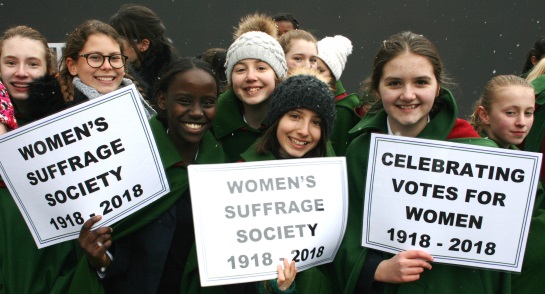 Suffrage March - Harroagte Ladies' College