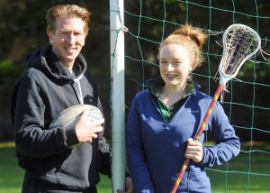 Highfield Head of Boy's Sport Mr Reilly and Head of Girl's Sport Miss Hackett