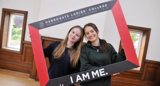 (L-R) Phoebe Turner and Tilly Reid.