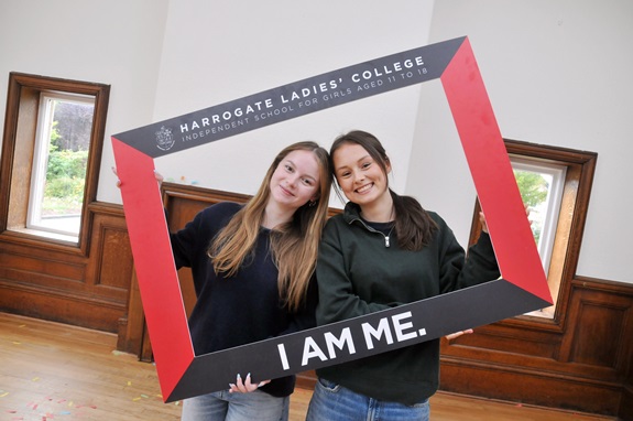 (L-R) Phoebe Turner and Tilly Reid.