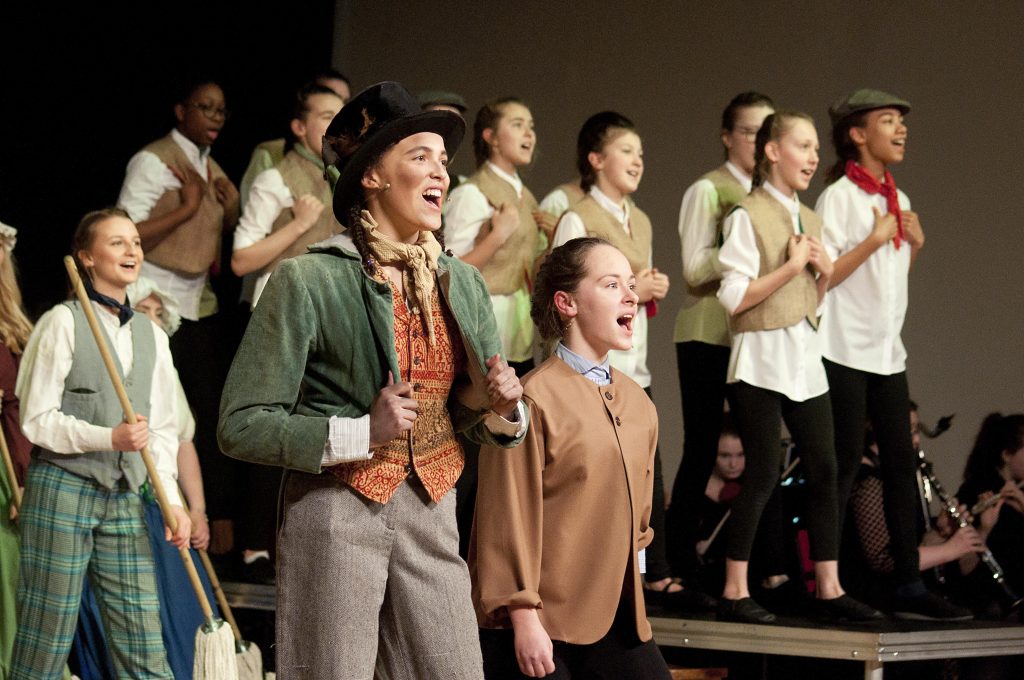 Braithwaite starred in multiple school productions.